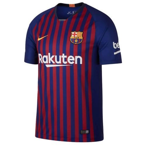 Футбольная футболка для детей Barcelona Домашняя 2018/19 (рост 152 см)