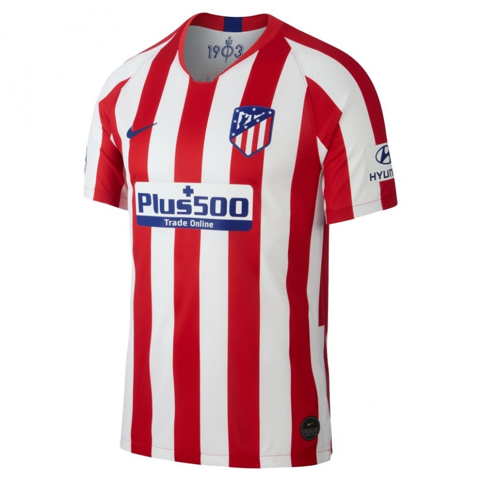 Футбольная футболка для детей Atletico Madrid Домашняя 2019/20 M (рост 128 см)