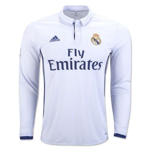 Футбольная футболка Real Madrid Домашняя 2016/17 лонгслив S(44)