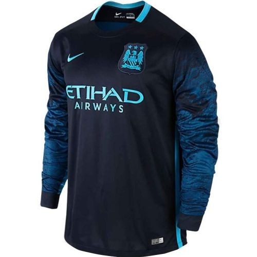 Футбольная футболка Manchester City Гостевая 2015/16 лонгслив XL(50)