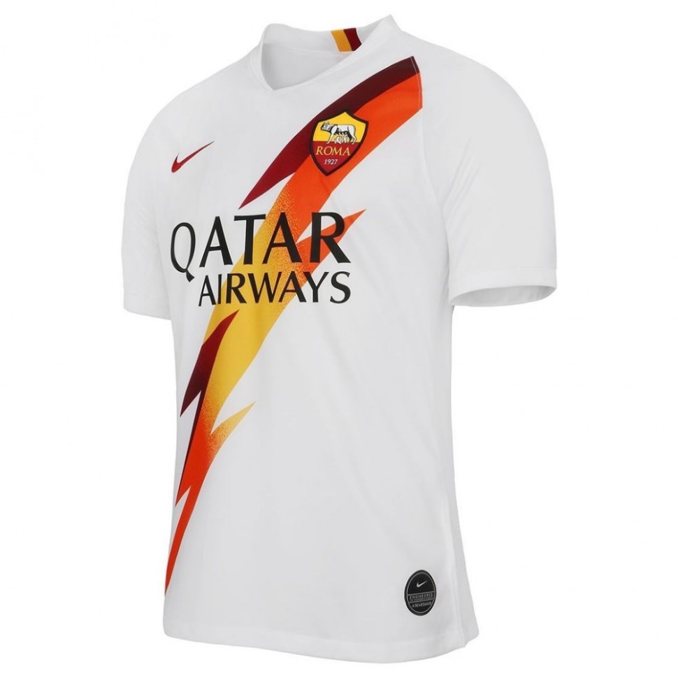 Футбольная футболка для детей Roma Гостевая 2019/20 XL (рост 152 см)