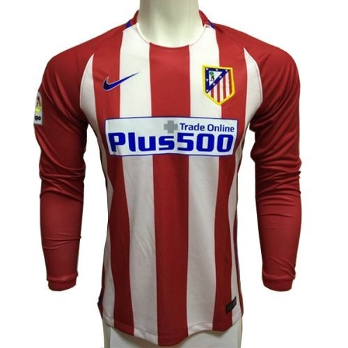 Футбольная футболка для детей Atletico Madrid Домашняя 2016/17 лонгслив (рост 110 см)