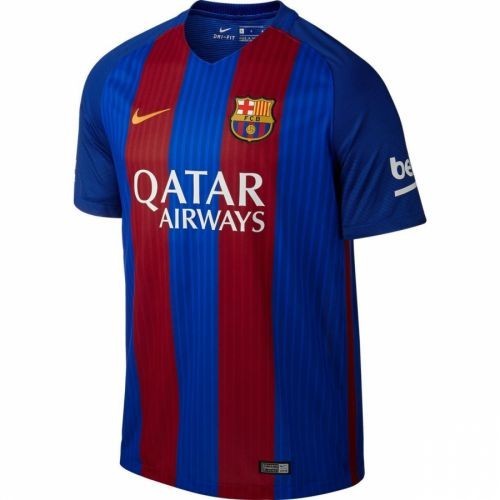 Футбольная футболка для детей Barcelona Домашняя 2016/17 (рост 164 см)