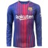 Футбольная футболка для детей Barcelona Домашняя 2017/18 лонгслив (рост 140 см)